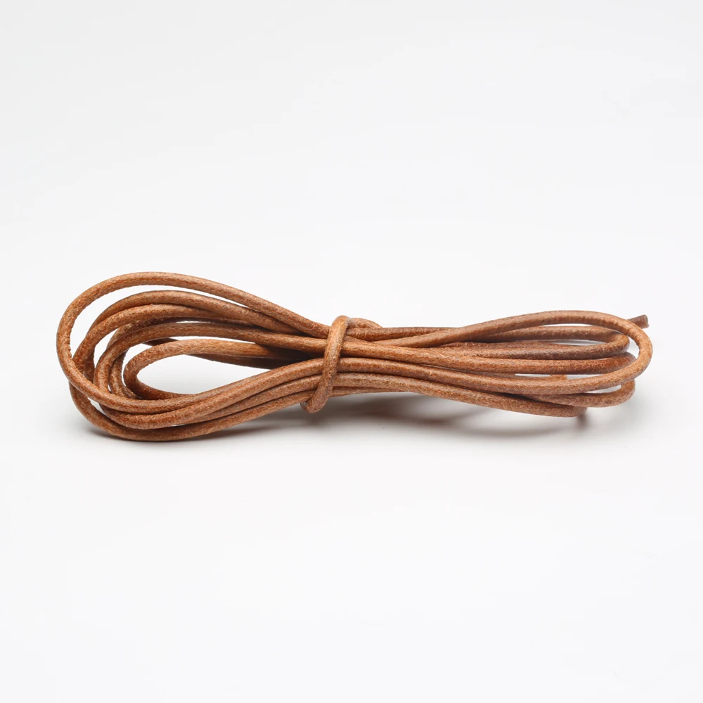 2 м Высококачественная воловья веревка ручной работы кожа 3 мм 4 аксессуары для