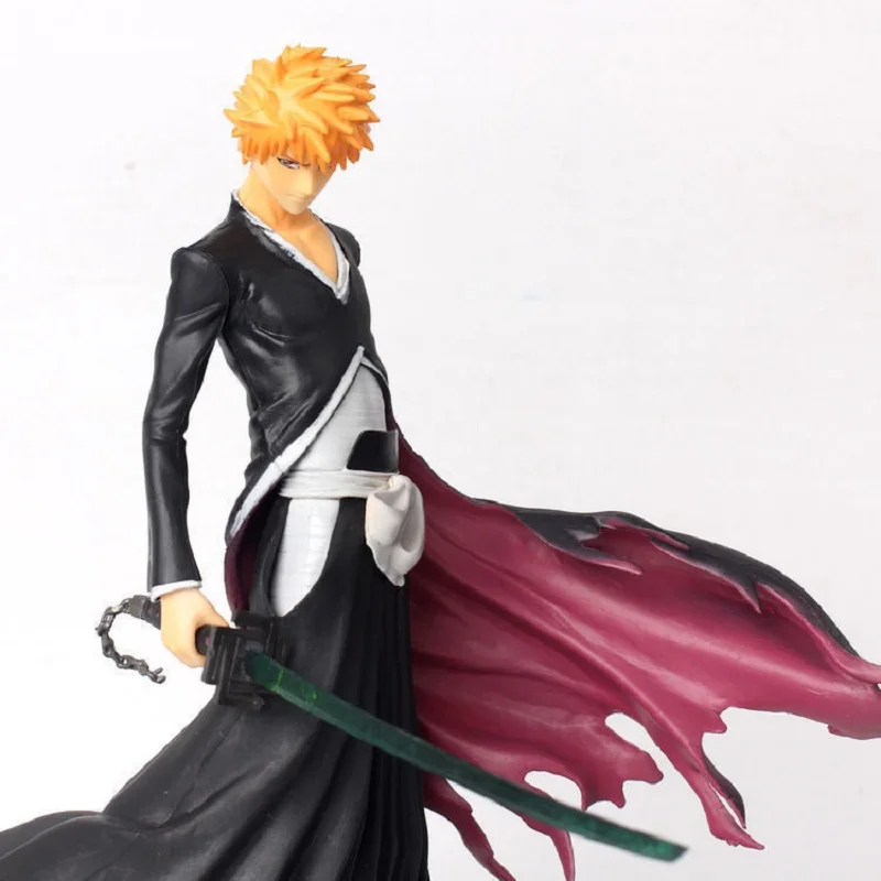 

New arrival 20cm anime Bleach Kurosaki Ichigo PVC Action figures toy Great Gift for Kids