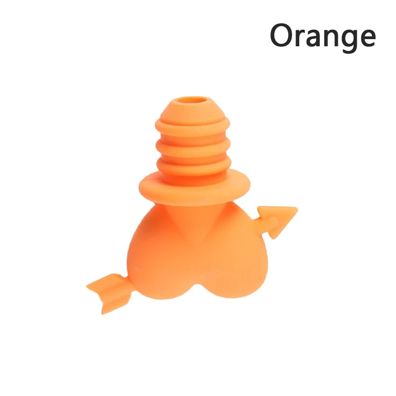 

Silicone Heart Shaped Wine Wine Sealing Stoppers Silicone Wine Bottle Stopper