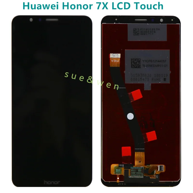 

For Huawei Honor 7X LCD Display Touch Screen Digitizer Screen Glass Assembly BND-L21 BND-L22 BND-L24 Mate Se BND-AL10 BND-TL10