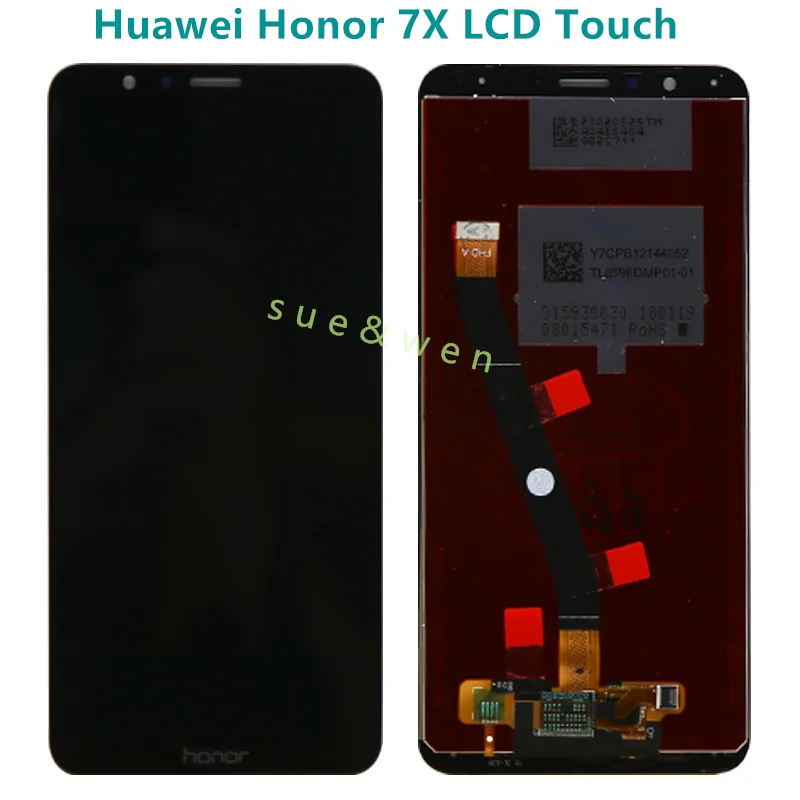 Для Huawei Honor 7X ЖК дисплей сенсорный экран дигитайзер Стекло сборки BND L21 L22 L24 Mate Se AL10