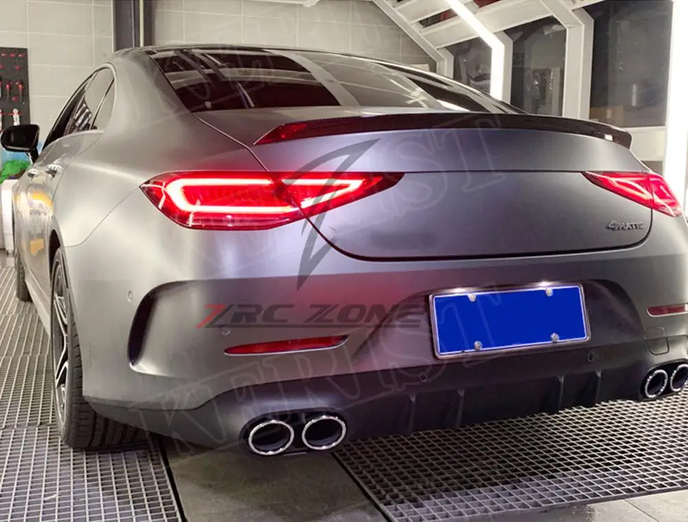 Pаспродажа C257 CLS углеродное волокно задний багажник спойлер крыло для Mercedes Benz C257 2018-up