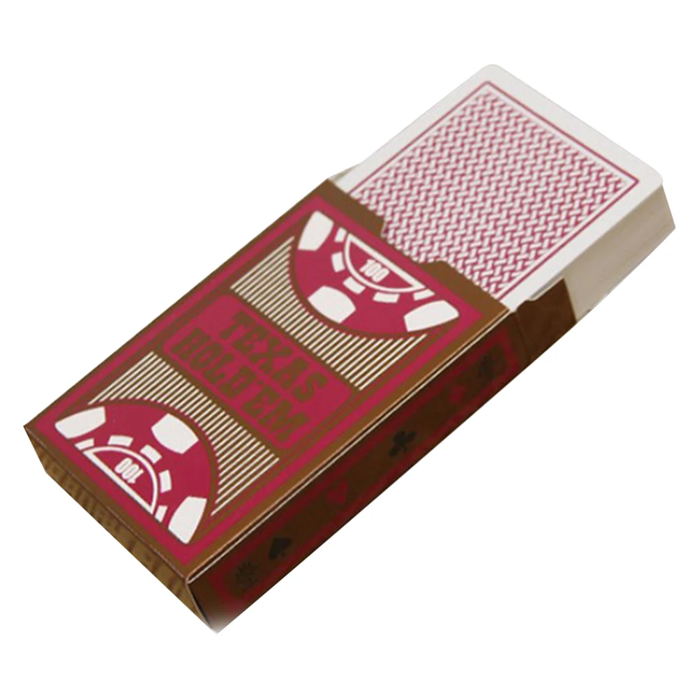 Колода игральных карт Портативный прочный водонепроницаемый хорошая прочность