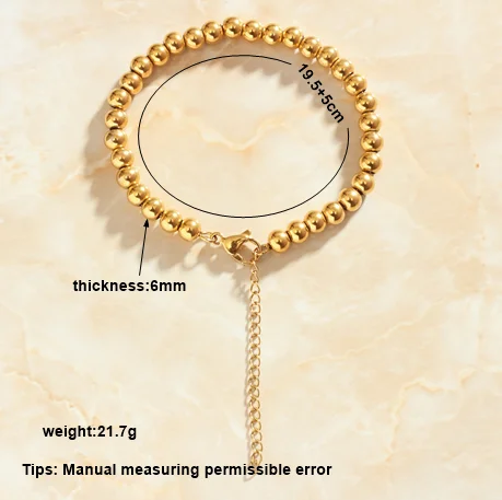 SOMMAR плавучие шармы 18KGP Позолоченные 6 мм 19 5 + см браслеты Переводные бусины дружбы