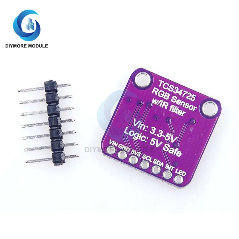 Модуль цветного датчика TCS34725 34725 RGB ИК фильтр с блокировкой плата для