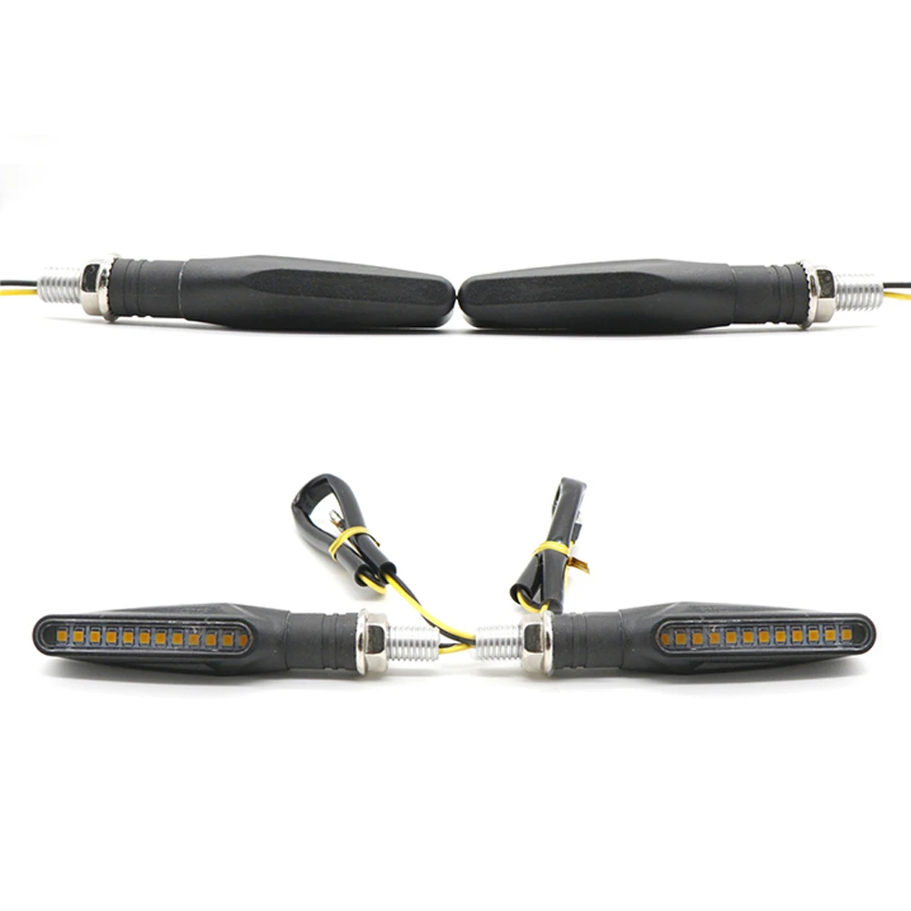 2 шт. светодиодный светильник поворотников для мотоцикла 12 лампочек В