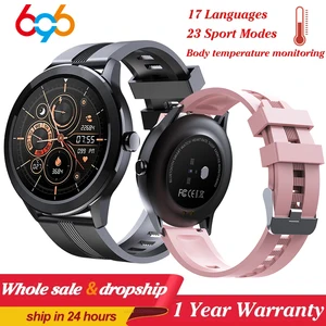 qs29 sports smart watch bluetooth call waterproof smartwatch body temperature monitor heart rate blood pressure for huawei phone free global shipping