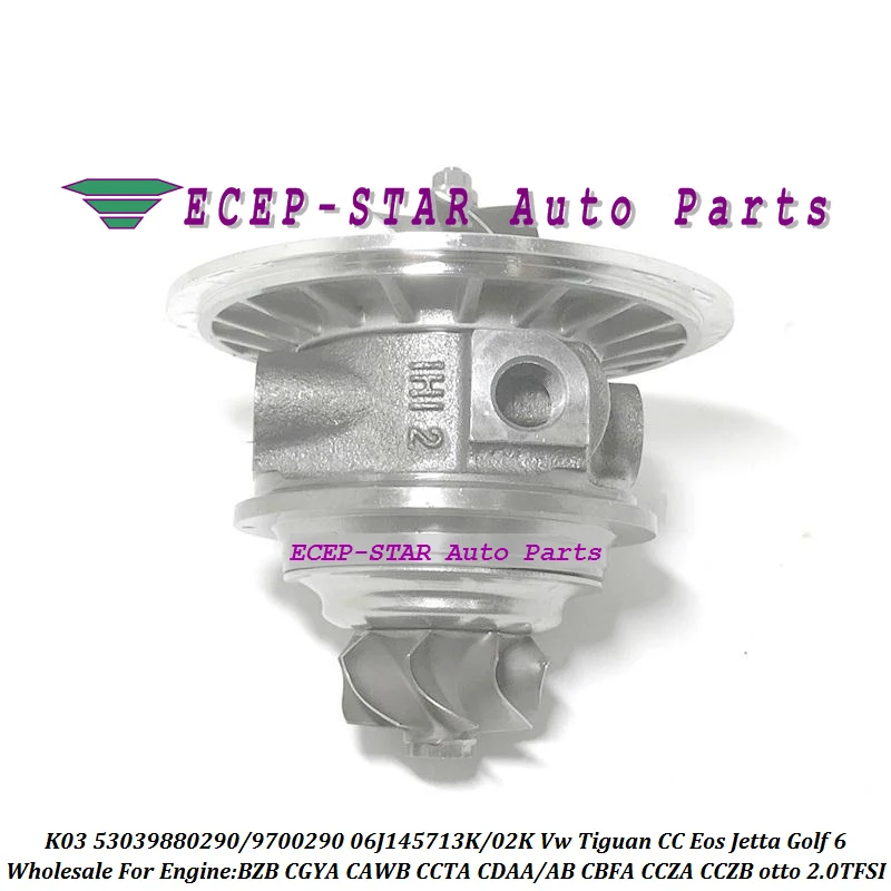 Фото Турбокартридж CHRA K03 53039700290 53039880290 06J145713K 06J145701N для Volkswagen V-W Tiguan CC Eos Golf GTI Jetta A3 2.0L №4