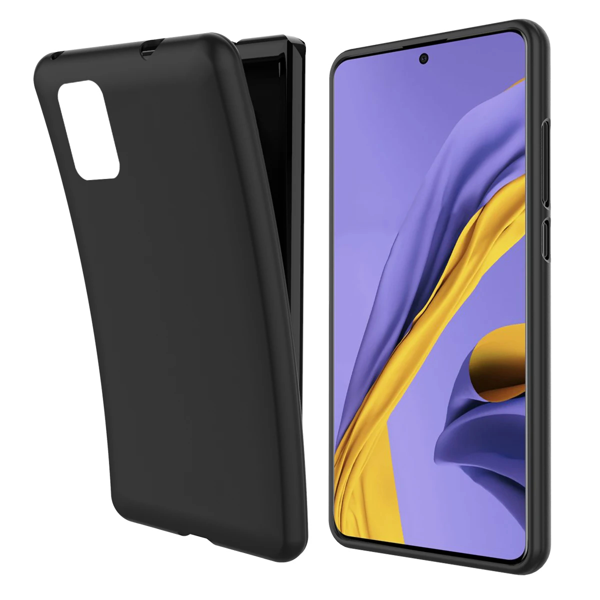 Чехол для Samsung Galaxy A51 силиконовый мягкий бампер из ТПУ защитный противоударный