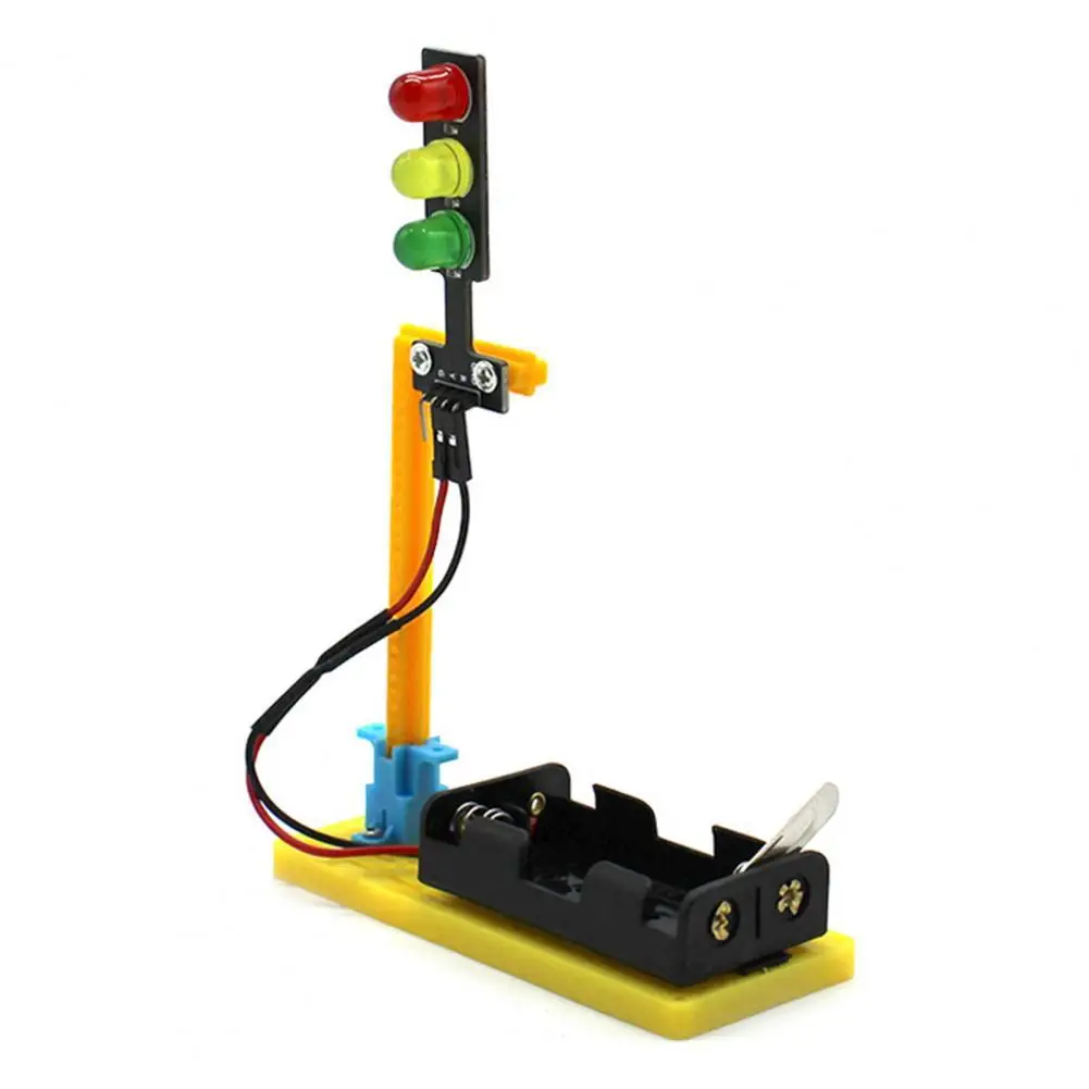 

1Set Professional Long Service Life Parent-children Interaction Traffic Light Educational Kit DIY Model for Education