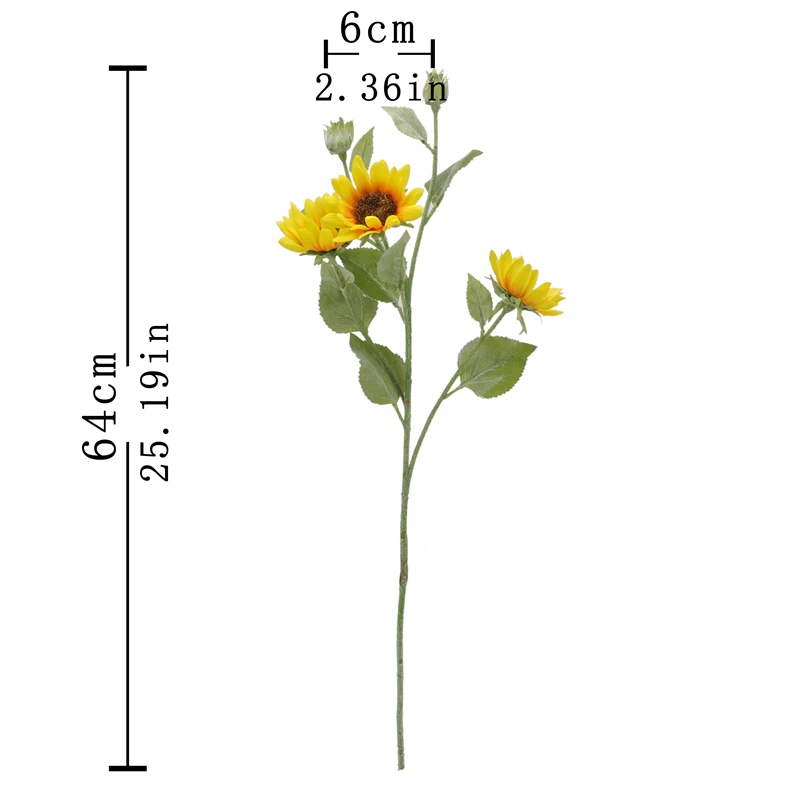 Искусственные подсолнухи имитация подсолнух цветок Гербера Маргаритка для