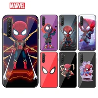 marvel anime spiderman for oppo f5 f7 f9 f11 r9s r15x r17 neo k3 k5 a5 a7 a9 a11x pro soft silicone black phone case