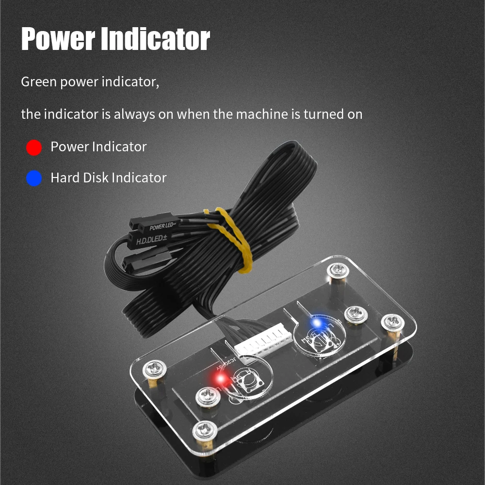 TISHRIC кнопки переключения питания для настольного ПК внешний удлинитель кабели SW |