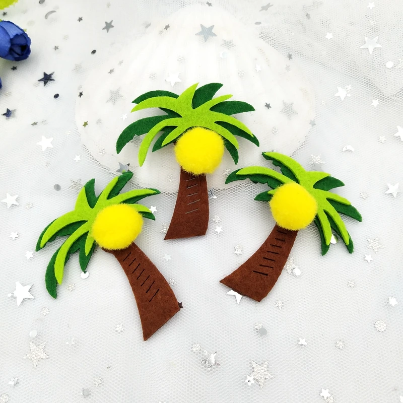 10 шт. фетровые аппликации на Пальме|Заплатки| |