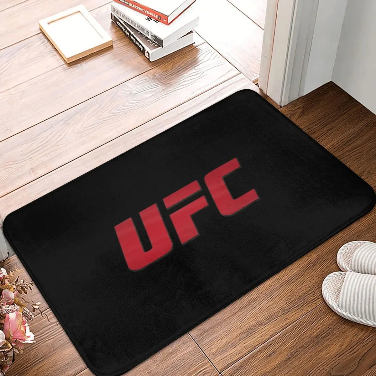

Коврик для ванной из полиэстера UFC, Нескользящий Впитывающий ковер для входа в гостиную, дома, ванной, кухни, прикроватный