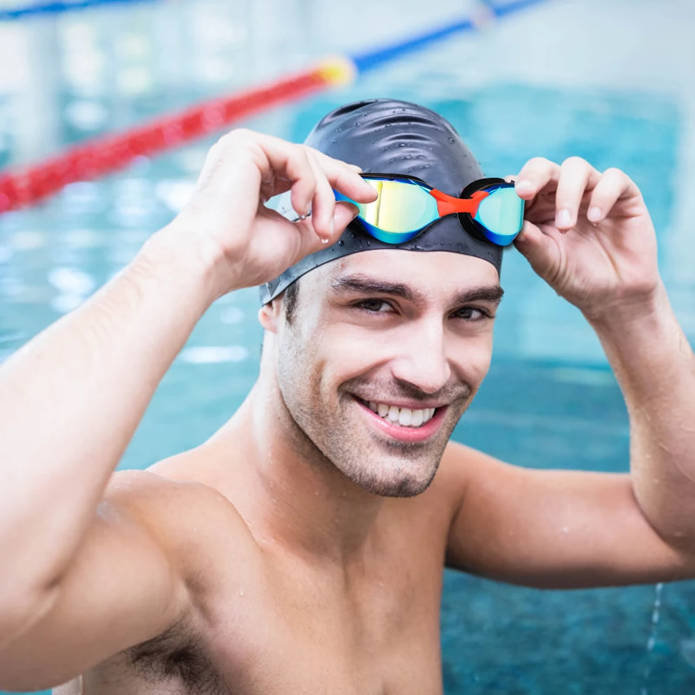 

Professional Goggles Anti-Fog UV Protection Adjustable Swimming Goggles Men Women Waterproof Silicone Glasses Eyewear