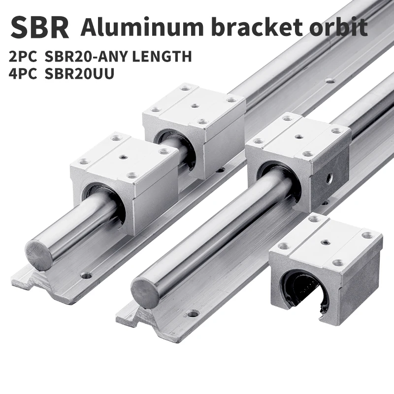 Линейная направляющая 2 SBR20 линейные опорные блоки для линейных направляющих с