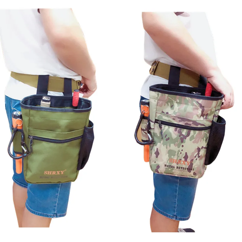 

Metal Detector Pouch Bag Digger Supply Treasure Waist Pack Good Luck Finds Bag Garden Detecting Tools Shovel ProFind Bag