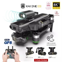 best kai one max drone 8k hd 3 axis gimbal dual camera laser obstacle avoidance gps professional brushless motor rc quadcopter
