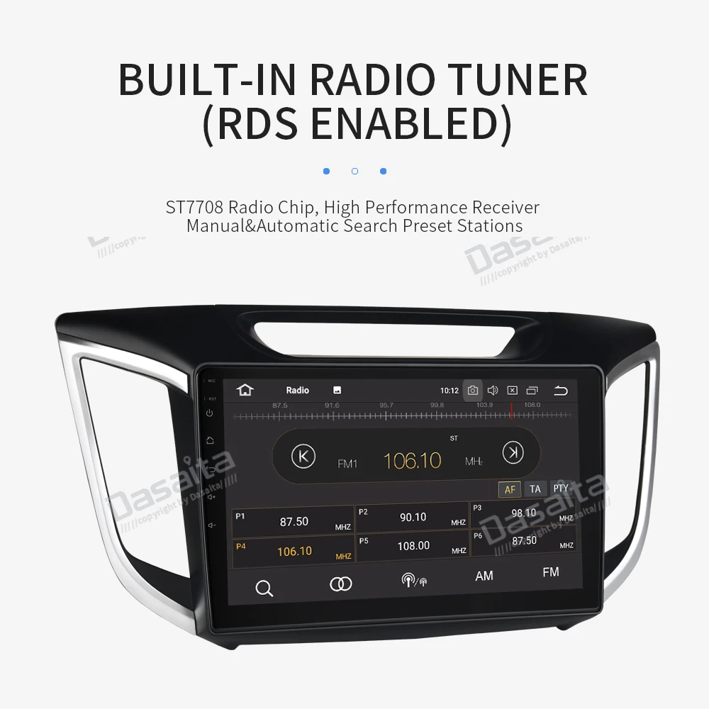 Автомобильный мультимедийный плеер для hyundai IX25 gps с Android 9,0 10," ips Поддержка Wi-Fi Bluetooth MP3 Navi головное устройство