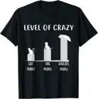 Забавная футболка CatAxolotl с графическим уровнем сумасшедшей Axolotl, футболка с изображением кота, собаки, людей Axolotl, Мужская футболка с круглым вырезом, хлопковые топы унисекс, футболка