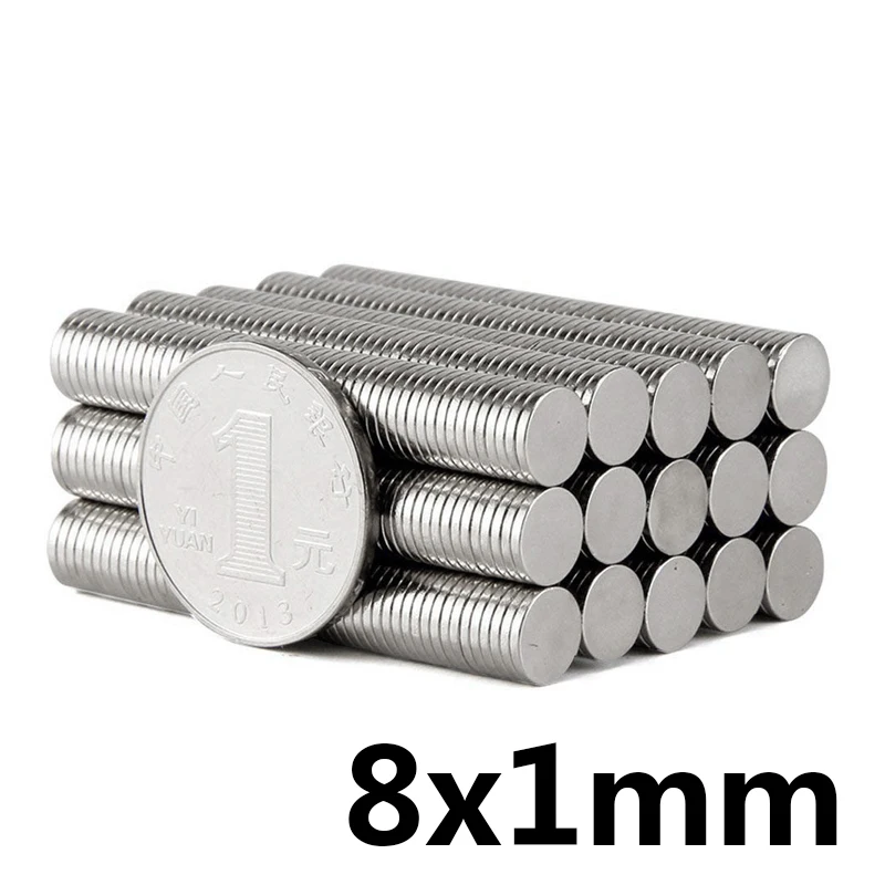 20/50/100 шт 8x1 мощный магнитный съемник для жестких бирок электронного отслеживания