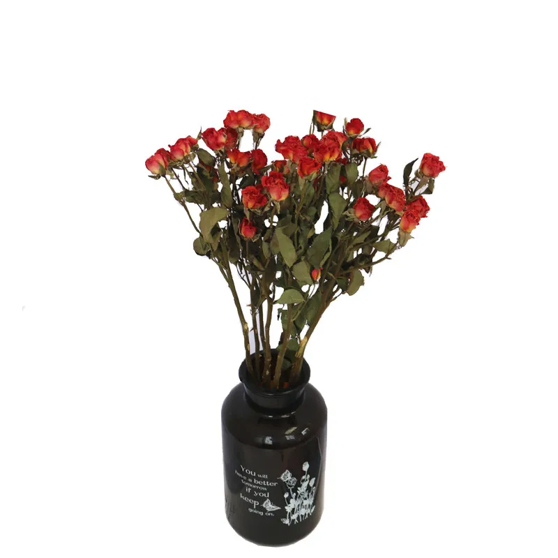 15 шт. натуральный засушенные цветы мини букет роз Романтический пузырь маленький