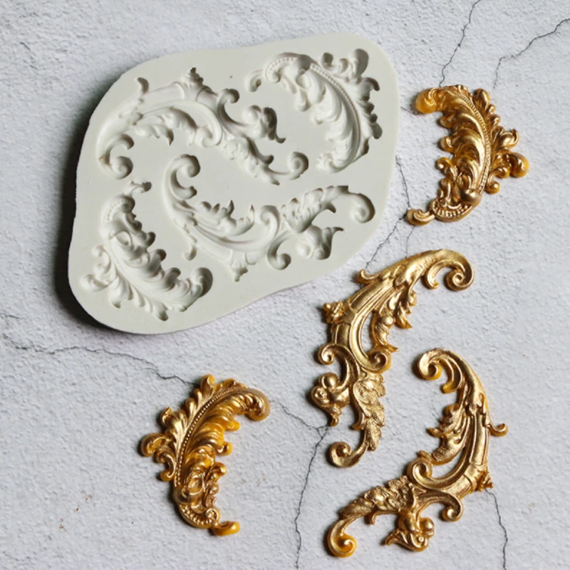 Тисненые силиконовые формы украшения тортов из помадки искусственные для