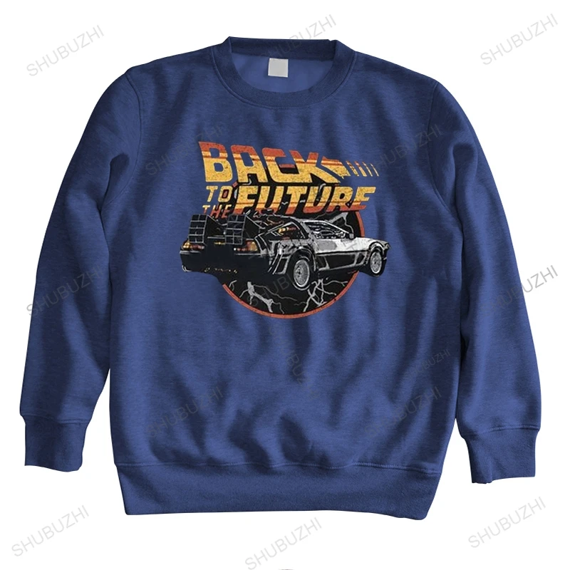 

Grunge Vintage Back To The Future hoodies Men long sleeve sweatshirts 80s Sci-fi Adventure Film hoody Cotton sweatshirt Apparel