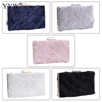 yyw velour blue womens bag wedding handbag clutch female 2021 vintage wedding bags clutches female black pink white purse