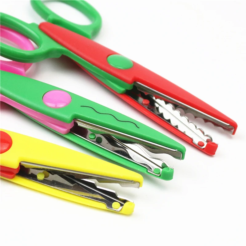 Детские ножницы для волн ручной работы украшение книг кружевная вырезка картина