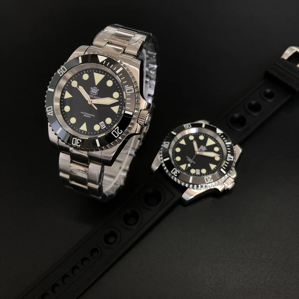 STEELDIVE Бизнес автоматические часы мужские спортивные дайверские наручные