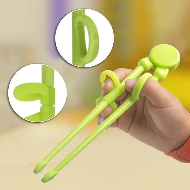 

Adult Children Training Chopsticks Kids Beginner Learning Helper Easy To Use Left/Right Hand Chinese Chopstick Learner Gifts