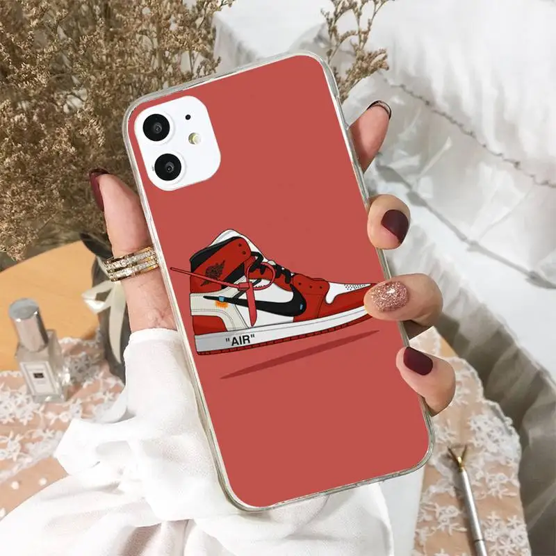 

Sneakers Trend Fashion Shoes Brand Phone Case For iphone 5s 6 7 8 11 12 XSMAX XR pro plus mini se2020 Cover Fundas Coque