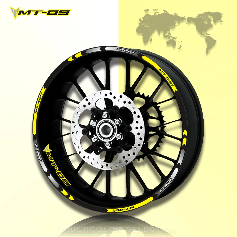 Новый 6 видов цветов для Yamaha MT 09 TRACER мотоцикл стиль центрального движения Колеса