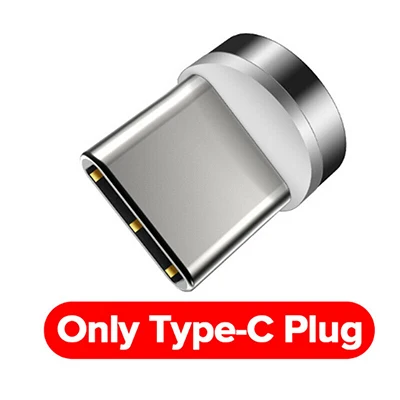 USB C Plug 1 м 2 м 3 а быстрый Магнитный зарядный кабель с 360 вращением круглые USB кабели для samsung Galaxy S9/S9 Plus/S10/S10e/S10Plus - Цвет: USB C Plug