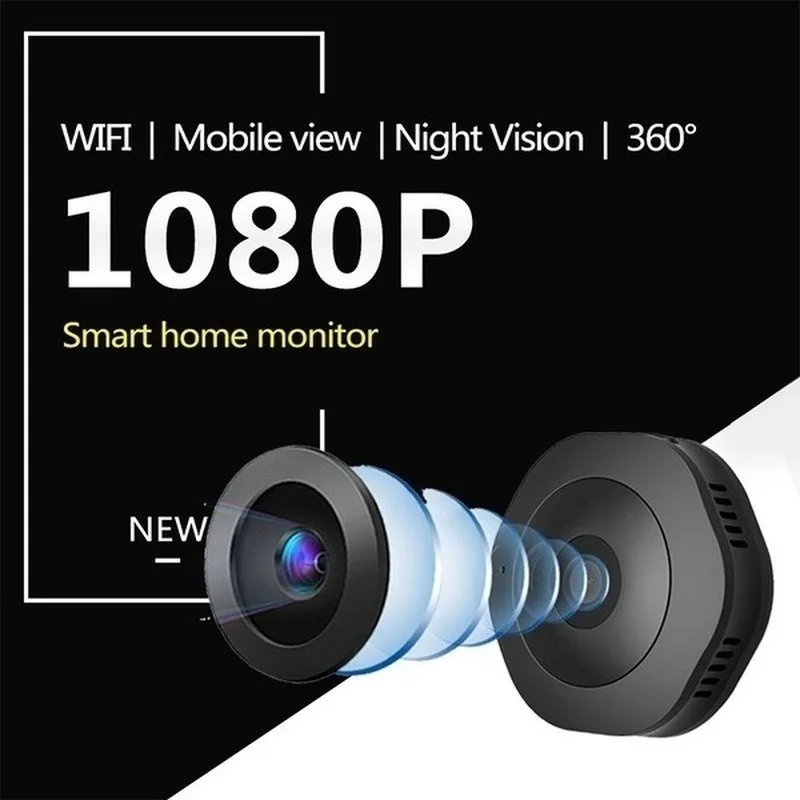 Wifi мини камера HD 1080P микро видео камера инфракрасного ночного видения сеть умный мониторинг домашней безопасности водонепроницаемый H6