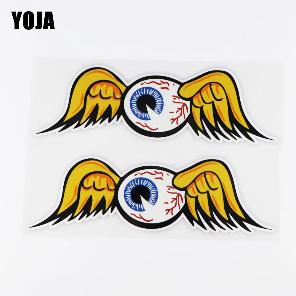 YOJA 19A 0045 19 7 Х5 см красный глазный шар с крыльями модная мультяшная виниловая