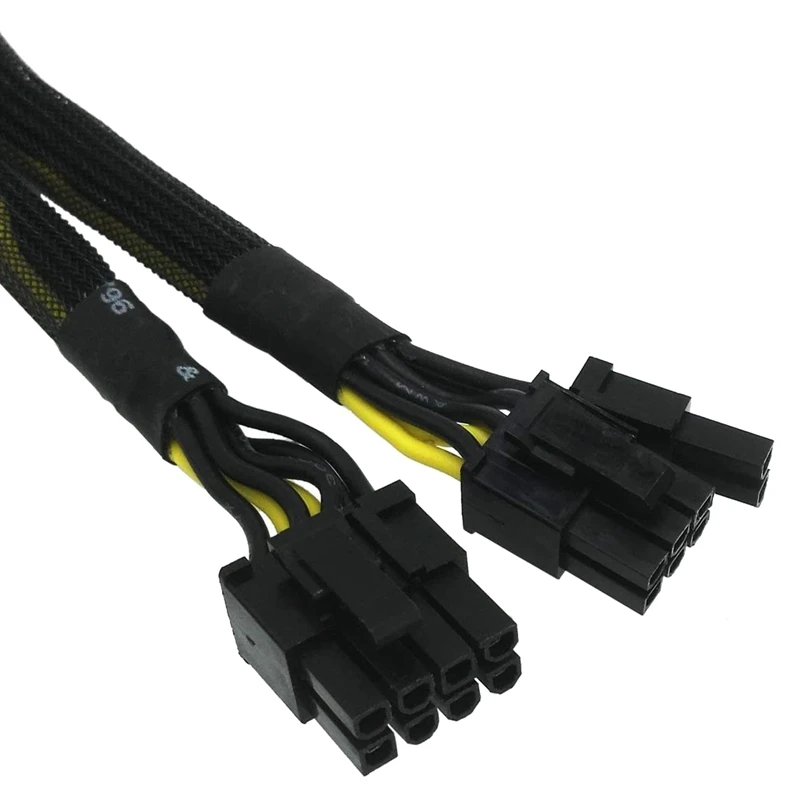 Удлинительный кабель PCI-E для видеокарты питания с 6 контактами на 2 контакта 8