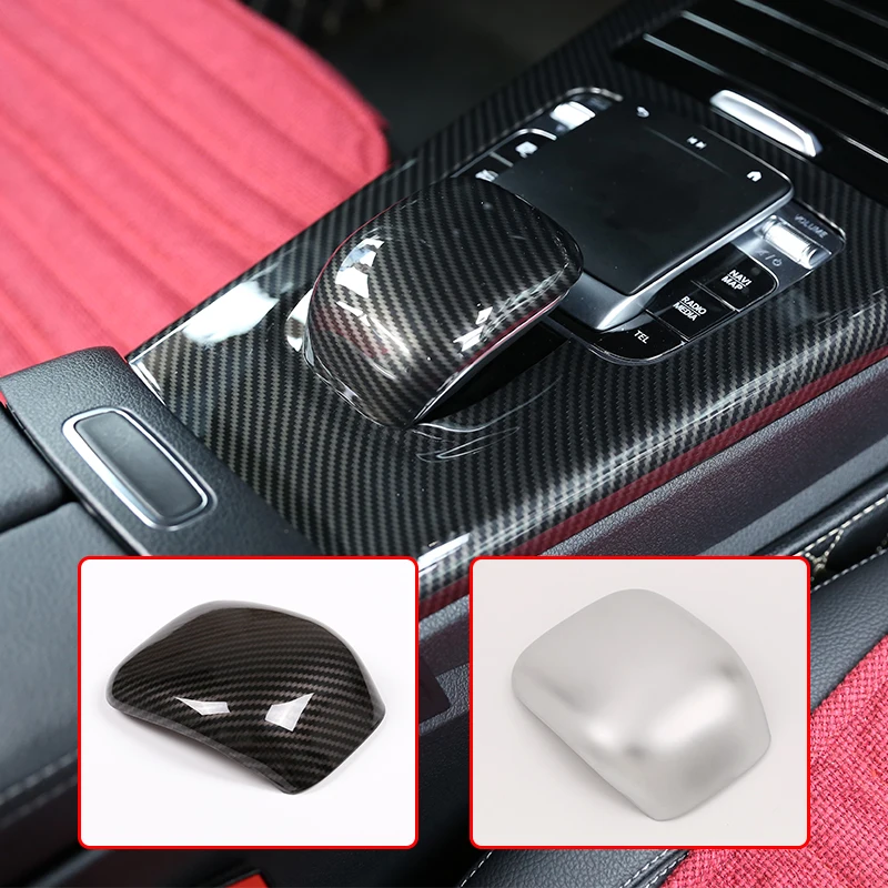 

Carbon Fiber For Mercedes Benz A Class W177 CLA 2019-2021 Central Control Armrest Decorative Cover Trim Accessories