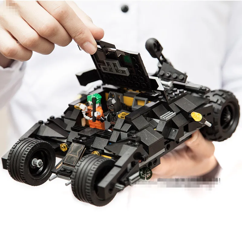 Супер герой Бэтмен и Джокер летучая мышь Конструкторы Модель Строительные