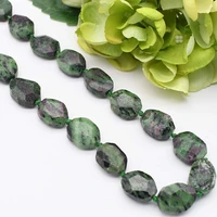 14x19 15x20mm natural faceted epidote zoisite stone beads irregular shape diy necklace bracelet jewelry making 15 free delivery
