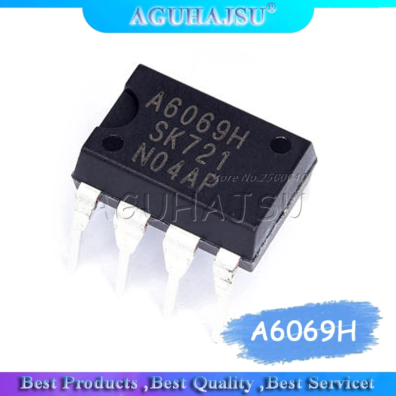 5 шт. A6069H STR-A6069H A6069 DIP-7 ЖК-чип управления питанием | Электронные компоненты и