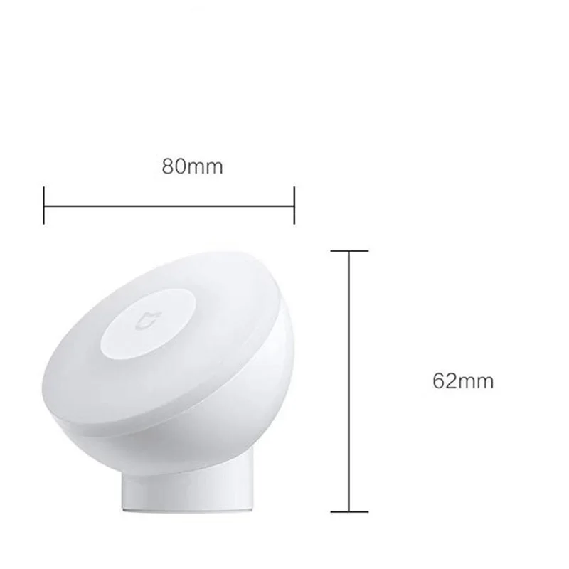 Xiaomi Mijia светодиодный индукционный ночной светильник 2 лампы регулируемая яркость инфракрасный умный датчик человеческого тела с магнитной основой