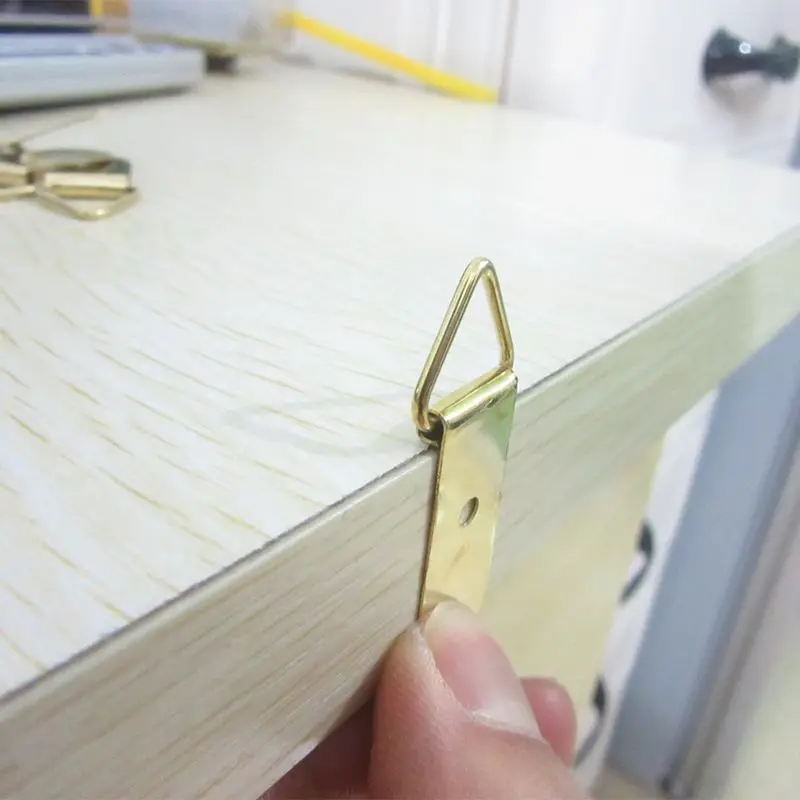 20 шт. Золотая фоторамка подвесная вешалка с крючком мебельный постер Настенный