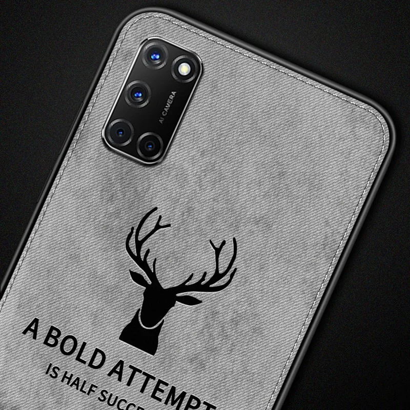 luxury cloth phone case for oppo a31 a91 a52 a72 a92 a53 a53s a3s a5s f5 f7 f11 pro realme x3 superzoom cover silicone case free global shipping