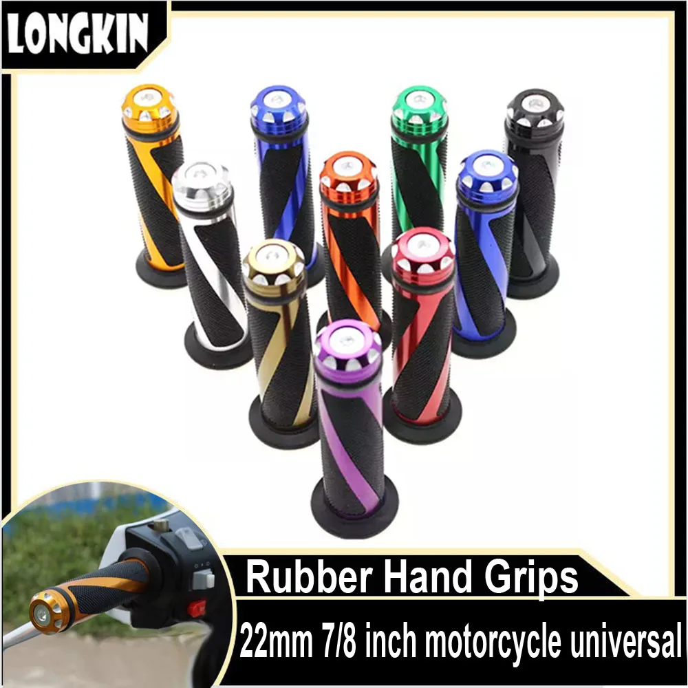 1 пара 7/8 &quotштыри универсальный мотоцикл резиновые для Honda CBR 600 900 1000 CB400 CRF Yamaha Suzuki