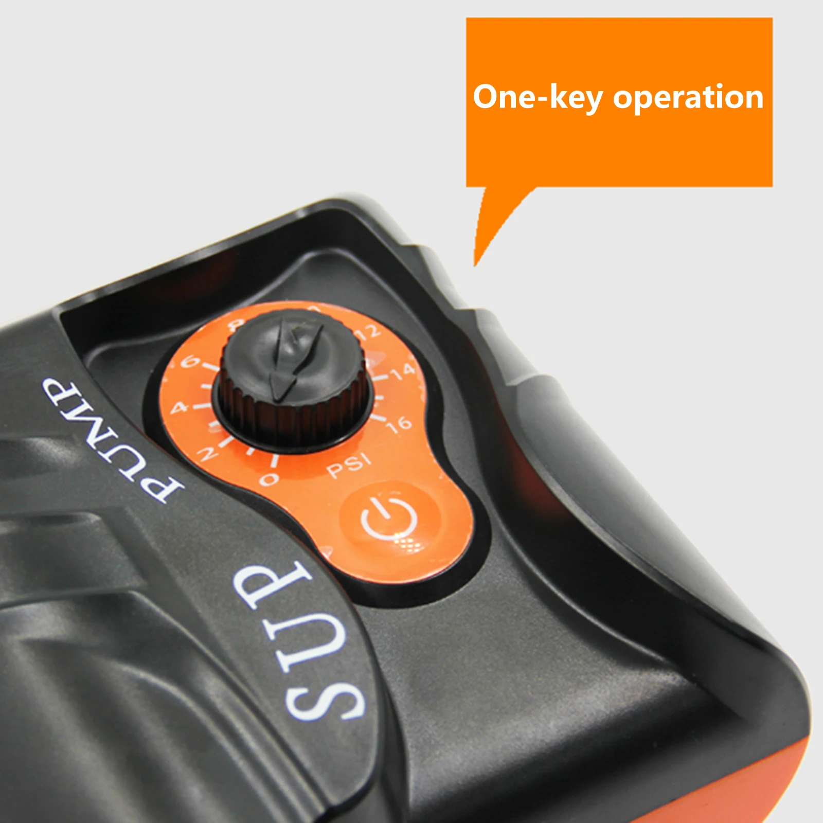 

Electric High Air Pump, 16psi Portable Air Pump Inflator, Auto-Off Function for Air Mattress, Inflatables Boats