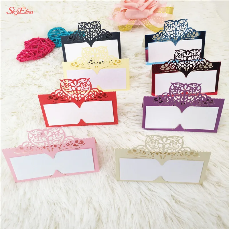 10/50/100 шт. декоративные карточки с лазерной резкой|Открытки и приглашения| |