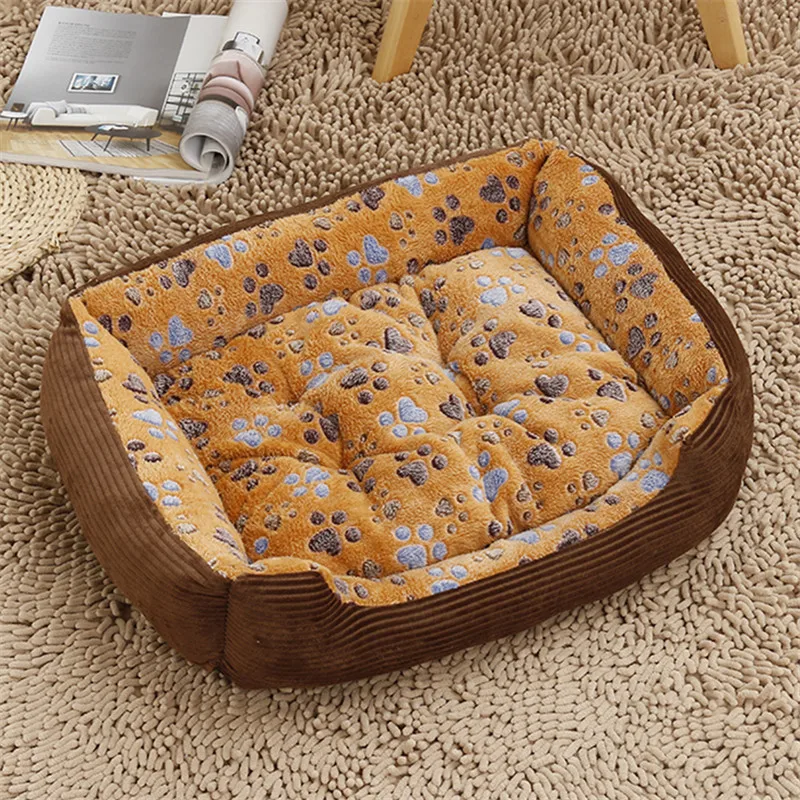 

Pet Products Dog Beds Mats For Small Medium Large Dogs Puppy Cat Bed House Winter Dog Bed Sofa Kennels House Bench Dog Blankets